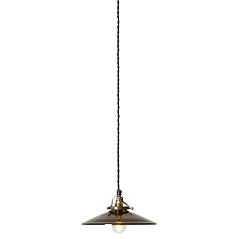 Lampa ze szklanym kloszem Faith 23cm szara